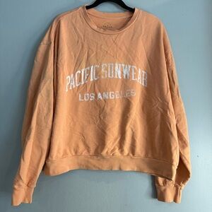 Pacific Sunwear Peach Sweatshirt
